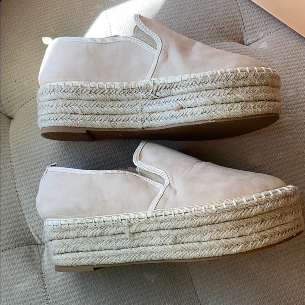 Espadrille platform shoes size 8